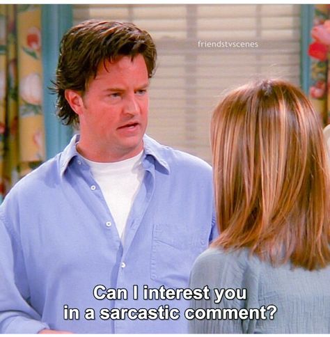 Friends Series Quotes Funny, Friends Series Quotes, Chandler Quotes, Chandler Bing Quotes, Sitcoms Quotes, Matthew Perry Friends, Introvert Jokes, Friends Collage, Chandler Friends