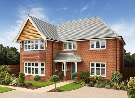 Redrow Homes Balmoral, Redrow Homes, New Mobile Homes, Shed Sizes, Kitchen Installation, Home Movies, New Property, Loft Conversion, Exterior Brick