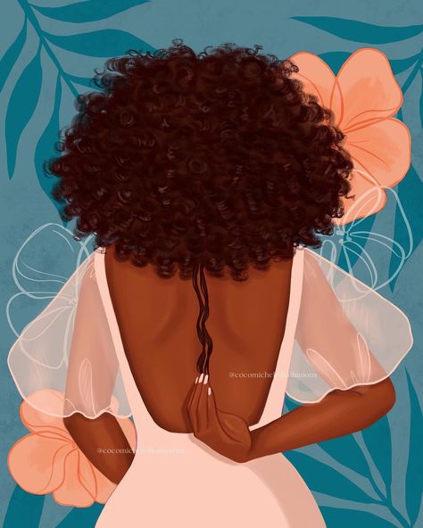 Art Black Love, Natural Hair Art, Black Couple Art, Hair Porosity, Black Art Painting, Afrocentric Art, Afro Girl, Painting Of Girl, Black Artwork