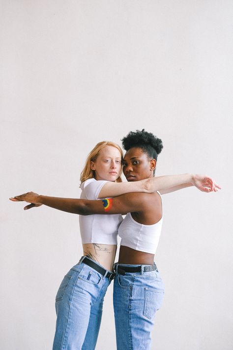 Pride Photoshoot Ideas At Home, Woman Loving Woman, Photoshoot Studio, Lgbt Love, Studio Photoshoot, Black Man, Lgbtq Pride, Let's Celebrate, Love Spells