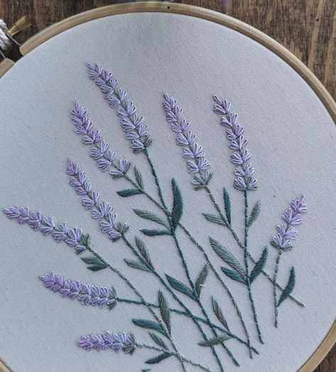 embroidery patterns Lavander Embroidery Patterns, Embroidery Lilac Flowers, Embroidered Lavender Flowers, Violet Flower Embroidery, Embroidery Purple Flowers, Lilacs Embroidery, Larkspur Embroidery, Embroidery Violets, Embroider Lavender