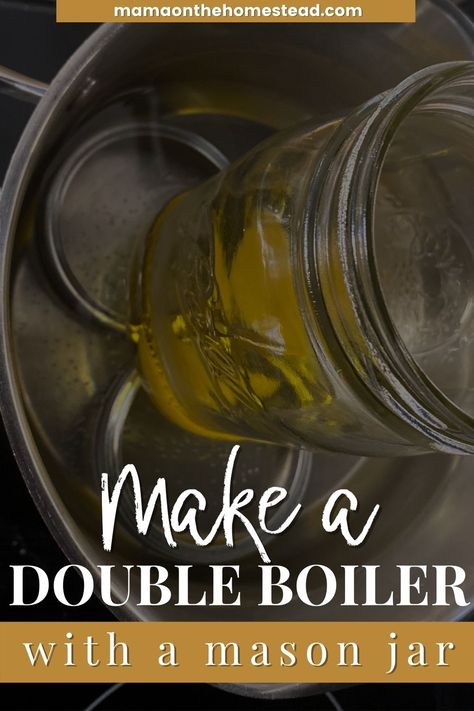 Double Boiler Diy, Pantry Hacks, Diy Wax Melts, Preserving Foods, Paraffin Wax Candles, Double Burner, Diy Wax, Healing Vibes, Double Boiler