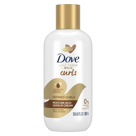 Coconut Leave In Conditioner, Dove Curly Hair Products, Glowup Products, Curly Hair Leave In Conditioner, Haircare Wishlist, Dove Hair Care, Love Your Curls, Curly Hair Cream, Detangling Natural Hair