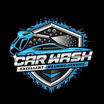 Premium Vector | Auto car wash logo design Car Wash Company, Welding Logo, Car Wash Logo, Detail Car Wash, Garage Logo, Car Logo Design, Automotive Logo Design, Mobile Car Wash, Cleaning Logo