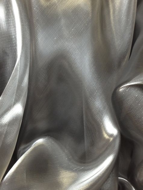 Silver | 銀 | Plata | Gin | Argento | Cеребро | Argent | Metal | Chrome | Metallic | Colour | Texture | Pattern | Style | Design | Silver Fabric, Metal Texture, Materials And Textures, Color Textures, Metallic Colors, Shiny Silver, Textures Patterns, Fabric Texture, Color Inspiration