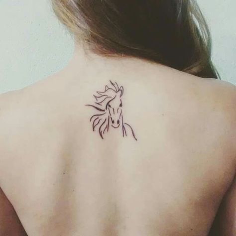 Horse tattoo by Guilherme Fernandez Instagram @guilhermejfernandez Equine Tattoo, Small Horse Tattoo, Horse Tattoos, Horse Tattoo Design, Shoe Tattoos, Unicorn Tattoos, Western Tattoos, Bff Tattoos, Horse Tattoo