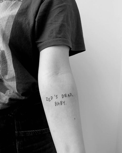 Pulp Fiction Tattoo Minimalist, Quentin Tarantino Tattoo Ideas, Pulp Fiction Tattoo Ideas, Quentin Tarantino Tattoo, Tarantino Tattoo Ideas, Quentin Tarantino Quotes, Fiction Tattoo, Pulp Fiction Tattoo, Text Tattoo