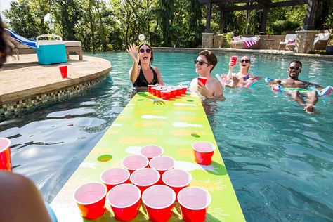 15 Fun Pool Party Games for Everyone to Enjoy this Summer #GiftIdeas #UnusualGifts #UniqueGifts #BestGiftIdeas #CoolGiftIdeas #ThingsIDesire Pool Activities For Adults, Pool Party Games Ideas, Diy Pool Games, Bnb Party, Adult Pool Party Games, Pool Party Games For Adults, Party Games For Everyone, Fun Pool Party Games, Pool Games For Adults