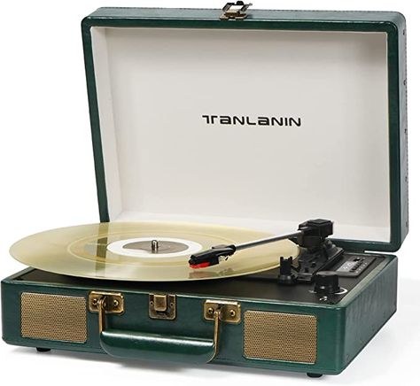 Green Record Player, Best Record Player, Recording Headphones, Suitcase Record Player, Vinyl Turntable, Patagonia Brand, Bluetooth Record Player, Portable Record Player, Turntable Record Player