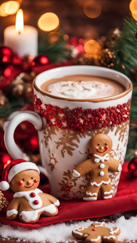 Aesthetic Coffee Mugs, December Coffee, Hot Cocoa Drink, Hot Cappuccino, A Hug In A Mug, Hot Chocolate Christmas, Hug In A Mug, Coffee Christmas, Girl Wallpapers