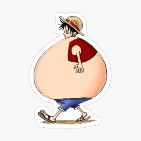 Get my art printed on awesome products. Support me at Redbubble #RBandME: https://www.redbubble.com/i/sticker/Luffy-by-Peponji/136216956.EJUG5?asc=u Luffy Sticker, Hello Kitty Photos, Hang Tag Design, Cute Easy Drawings, Anime Stickers, Tag Design, Sketchbook Art Inspiration, Cool Stickers, Cartoon Illustration