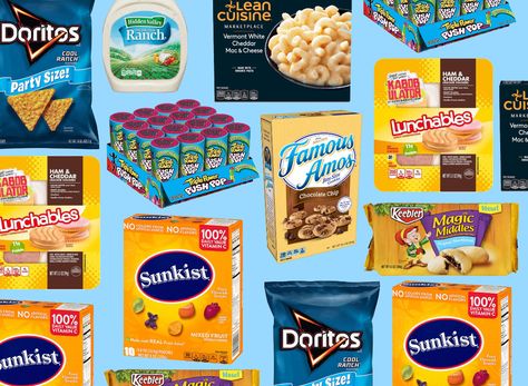 Take a walk down memory lane with some of the best snacks the '80s had to offer. Cool Ranch Doritos and Lunchables? Yes, please. Snacks From The 80s, 80s Snack Food, 80s Food Packaging, 1980s Snacks, 80’s Snacks, 80s Snacks, Pizza Dipping Sauce, Cool Ranch Doritos, 90s Snacks