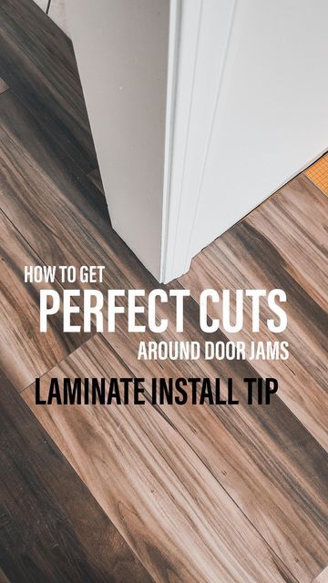 Danny | NEM HOME on Instagram: "LAMINATE FLOORING INSTALL TIP! HOW TO GET PERFECT CUTS AROUND DOOR FRAMES #drywallfinisher #protip #drywall #carpentry #diy #ct #homeimprovement #cthomeimprovement #ctcontractor #contractor #remodel #remodeling #newengland #howto #painting #protip #tutorial #renovation #construction #nemodernhome #interiordesign #inspo #inspohome #interiordesigner #homedecor #hometips #flooring #flooranddecor #teamyellow #laminateflooring" How To Lay Flooring Wood, How To Install Laminate Flooring, Vynal Flooring, Diy Wood Floors, Installing Laminate Flooring, Door Jam, Peel And Stick Floor, Lvp Flooring, Floor Edging