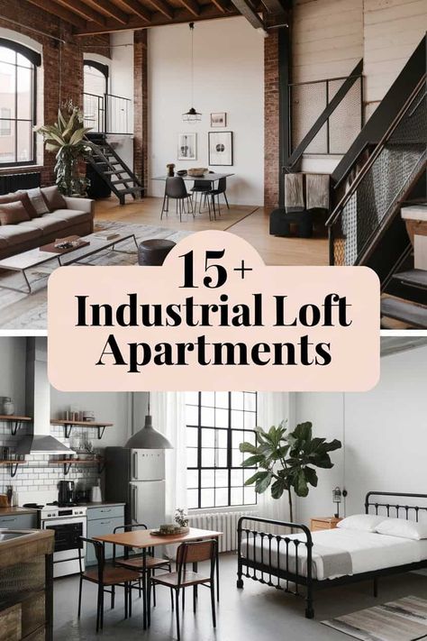 15 Industrial Loft Apartment Ideas to Transform Your Space

Revamp your home with these amazing industrial loft apartment ideas. Think exposed brick rustic wood beams and metal accents. Create a cozy vibe with unique furniture and bold decor. Brighten your space with large windows and open layouts. Perfect for anyone wanting a stylish urban retreat. Explore your creativity today! https://fabricerie.com/industrial-loft-apartment Brick Wall Loft Apartment, Urban Apartment Design, Moody Loft Apartment, Industrial Studio Apartment Ideas, Industrial Loft Apartment Decor, Korean Loft Apartment Aesthetic, Industrial Apartment Design, New York Loft Apartment Industrial, Brick Apartment Aesthetic