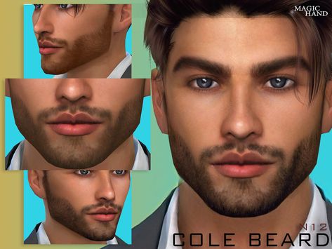 Sims 4 Beard, Sims 4 Men Clothing, Beards And Mustaches, Sims 4 Hair Male, Sims 4 Tsr, Sims 4 Cas Mods, Men's Facial Hair, Pelo Sims, Sims 4 Game Mods