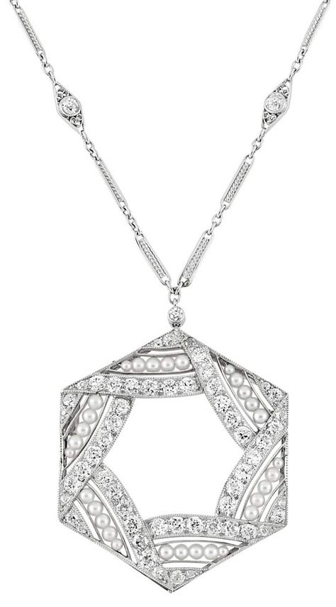 Art Deco Platinum, Seed Pearl and Diamond Pendant with Platinum and Diamond Chain Necklace. Circa 1920. Necklace Diamond Simple, Diamond Chain Necklace, Diamond Heart Pendant Necklace, Pearl Chain Necklace, Diamond Chain, Deco Jewelry, Seed Pearl, Diamond Pendant Necklace, Art Deco Jewelry