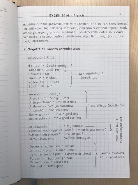 Aesthetic Notes Language Learning, Handwriting Notes Ideas, How To Organize Language Notes, Good Notes Language Learning, Language Journal Aesthetic French, French Vocabulary Notes, Minimalist Notes Design, Language Learning French Notes Aesthetic Ideas, Aesthetic Notes French