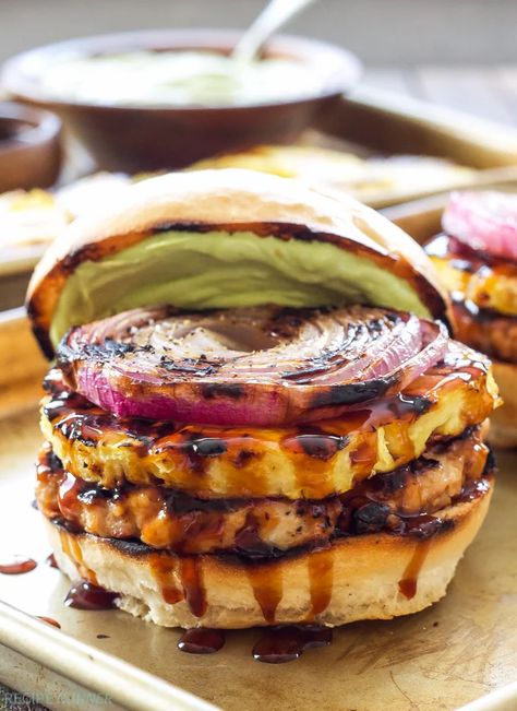 Teriyaki Turkey, Recipe Runner, Fish Burgers, Future Chef, The Best Burger, Turkey Burger Recipes, Outdoor Grilling, Pineapple Recipes, Grilled Burgers