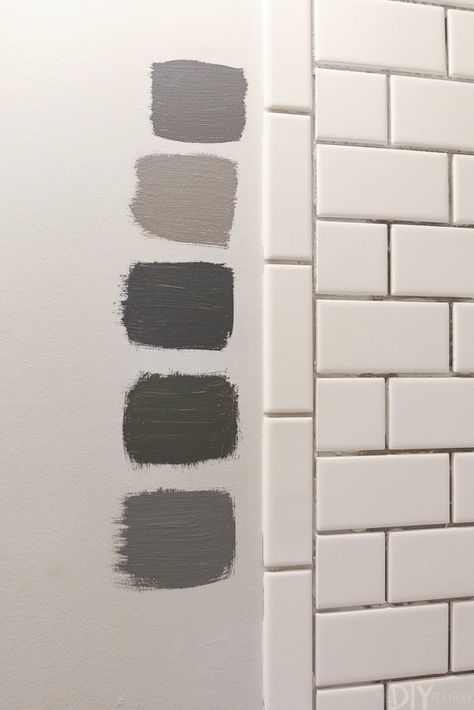 Bathroom Dark Gray Walls, Dark Grey Walls Bathroom, Sw Dark Grey Paint Colors, Dark Gray Walls Bathroom, Sw Peppercorn Bathroom, Sw Dark Gray Paint Colors, Peppercorn Bathroom Walls, Sw Peppercorn Paint, Best Dark Grey Paint Color