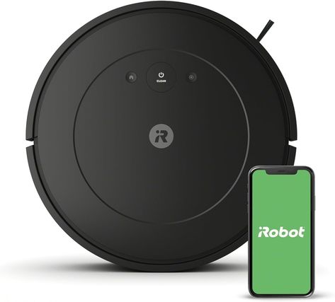 Amazon.com - iRobot Roomba Vac Robot Vacuum (Q0120) - Easy to use, Power-Lifting Suction, Multi-Surface Cleaning, Smart Navigation Cleans in Neat Rows, Self-Charging, Alexa Fitness Gift Ideas, Practical Gift Ideas, Cleaning Essentials, Fueled By Coffee, Cleaning Schedules, Fitness Gift, Chore List, Cleaning System, I Robot