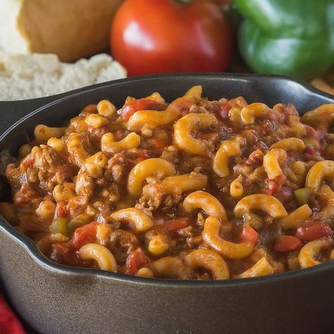 Easy Hamburger Goulash Recipe - Instacart Old Fashioned Goulash Ground Beef, Hamburger Goulash Recipes, Hamburger Goulash, Poverty Meal, Old Fashioned Goulash, Goulash Recipe, Easy Hamburger, Goulash Recipes, Hamburger Helper