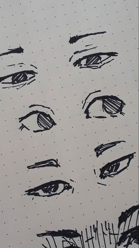 Anime Style Eyes Drawing, Eye Drawing Styles Cartoon, Simple Eye Drawing Reference, Anime Eyes Reference Sketch, Manga Art Style Sketch, Eye Drawing Styles Sketch, Manga Art Style Tutorial, Aesthetic Eye Drawing Sketch, Simple Eyes Draw