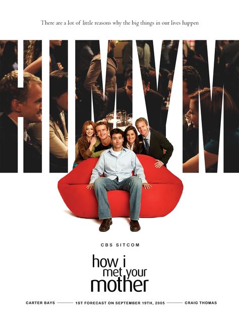 How I Met Your Mother Poster, Sitcom Posters, Himym Poster, Mother Poster, Room Photo, Stuff To Watch, How I Met Your Mother, Bed Wall, Film Poster