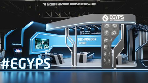 Futuristic Booth Design, Event Booth Design, Booth Exhibition, Exhibition Stall Design, Stall Design, Event Booth, Architecture Portfolio Design, Trade Show Booth Design, Exhibition Stall