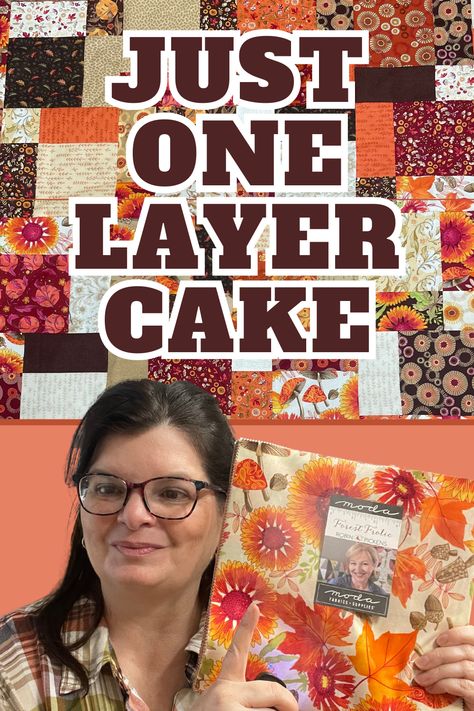 Layer Cake Shuffle Quilt, Disappearing Nine Patch Using Layer Cake, Uneven Nine Patch Quilt Block, Layer Cake Fabric Projects, Quilts Made With 10 Inch Squares, Layered Cake Quilt Patterns Free, Piece Of Cake Quilt Pattern, Layer Cake Quilts Pattern Free Easy, Beginner Layer Cake Quilt Patterns