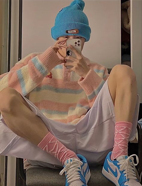 Pastel Boy Outfit, Pastel Outfit Men, Cute Pastel Outfits, Soft Boy Outfits, Outfits Pastel, Pastel Outfit, Pastel Fashion, Swaggy Outfits, Men Fashion Casual Outfits