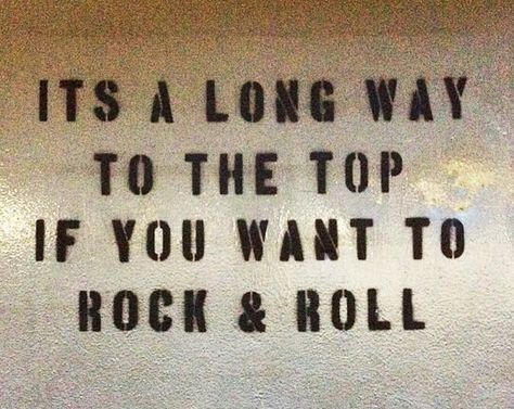 Rock & Roll. #rocknroll #acdc #lyrics Quotes About Rock And Roll, Rock N Roll Lyrics Quotes, Acdc Lyrics Quotes, Rocknroll Tattoo Ideas, Rock Lyrics Quotes, Acdc Quotes, Rock And Roll Tattoos, Rock And Roll Lyrics, Rock Song Lyrics