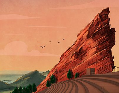 Check out new work on my @Behance profile: "Red Rocks Amphitheatre" http://be.net/gallery/93719355/Red-Rocks-Amphitheatre Red Rocks Tattoo Ideas, Red Rocks Tattoo, Taproom Ideas, Red Rocks Colorado, Colorado Painting, Gig Posters Design, Red Rocks Amphitheater, State Stickers, Grass Illustration