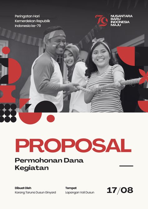 Presentasikan proposal permohonan dana Anda dengan desain Dokumen A4 Modern Geometris Merah Putih! Desain yang profesional dan menarik ini akan membuat proposal Anda lebih menonjol dan mudah diterima. 📄🔴⚪ Ayo, buat kesan yang kuat dan dapatkan dukungan yang Anda butuhkan! Poster Layout, Document Templates, Layout Design, Template Design, Layout, Media, Canvas, Design