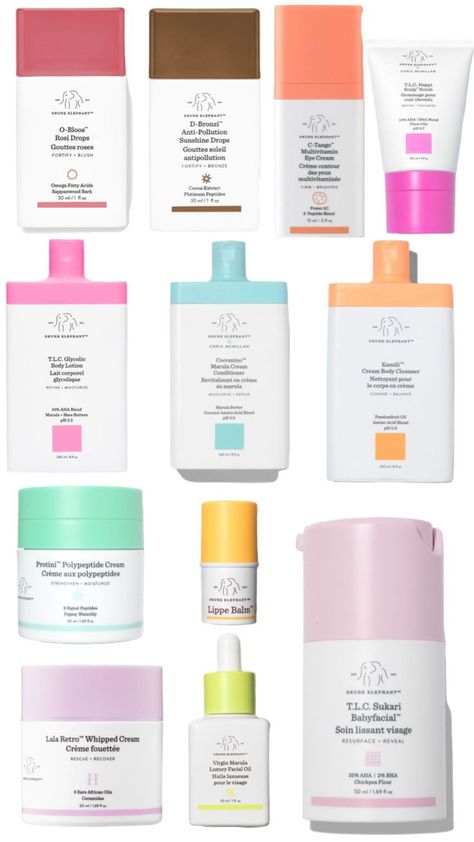 Drunk Elephant Skincare, Sephora Skin Care, Skincare Inspiration, Preppy Stuff, Shower Skin Care, Perfect Skin Care Routine, Pretty Skin Care, Foto Tips, Skin Care Items