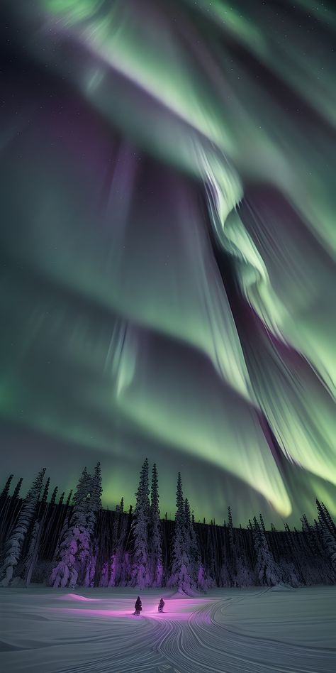 Northern Lights Wallpaper, Aurora Wallpaper, Northern Lights Photography, Aurora Borealis Northern Lights, Pretty Landscapes, Amazing Pictures, Style Fall, Nature Aesthetic, Winter Landscape