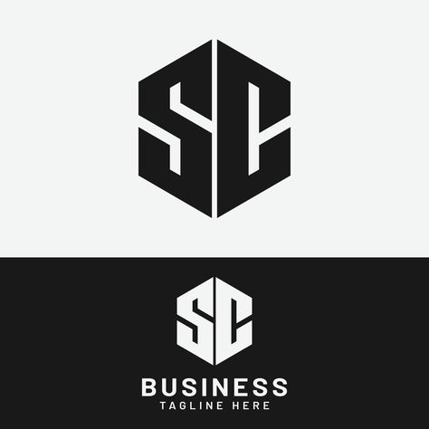 S C Logo Design, Sc Monogram Logo Design, Cs Letter Logo, Cs Logo Design Letter, S And C Logo, Sc Logo Design Letter, C Logo Design Letter, Sc Logo Design, Cs Monogram