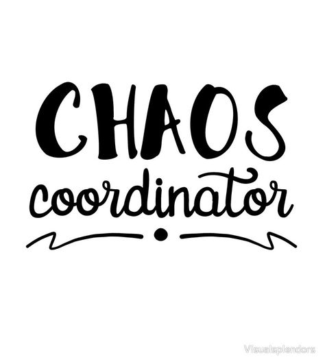 Chaos Coordinator Chaos Coordinator Svg, Cricut Quotes, Keychain Craft, Mental Health Facts, Chaos Coordinator, Hand Lettering Fonts, Teacher Quotes, Lettering Tutorial, Cricut Creations