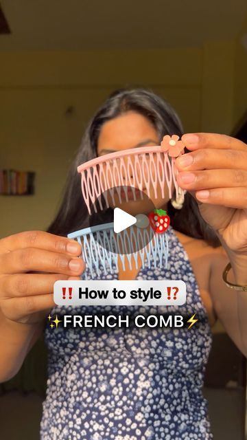 Sheetalpanika on Instagram: "FRENCH COMB 🌻
.
.

.
.

.
.
.
.
.
.
.
.
.
.

.
.

.
.
.
.
.
.
.
.
.
.
#hair #hairstyles #hairideas #frenchhair #frenchhaircut #hairaccessories #hairtutorial #hairstyleideas #haircareroutine #selflove #ａｅｓｔｈｅｔｉｃ #trendingaudio #trendingreels #trendingsongs #viralvideos #explorepage #instagramreels #reelkarofeelkaro #foryoupage #fyp #reelitfeelit #viralreels #vickykaushal #bollywood" Straight Hairstyles For Birthday, French Hair Comb Hairstyles, French Comb Hairstyle, French Comb, Selflove Aesthetic, French Haircut, Trending Songs, Comb Hair, French Hair