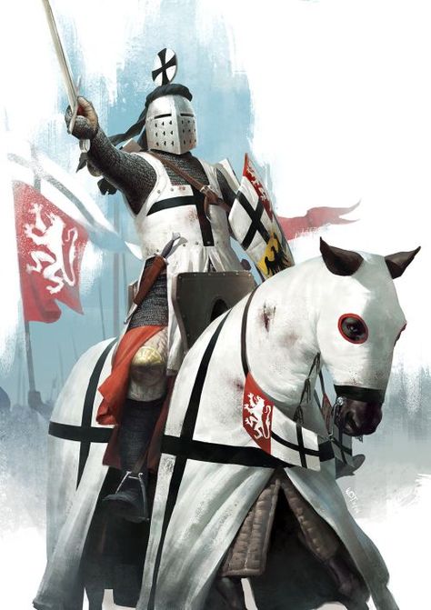 10 Interesting Things You Should Know About The Teutonic Knights. Mythology Drawing, Knight Orders, Temple Knights, Knight Tattoo, Crusader Knight, Medieval Knights, 다크 판타지, Knight Art, Knight Armor