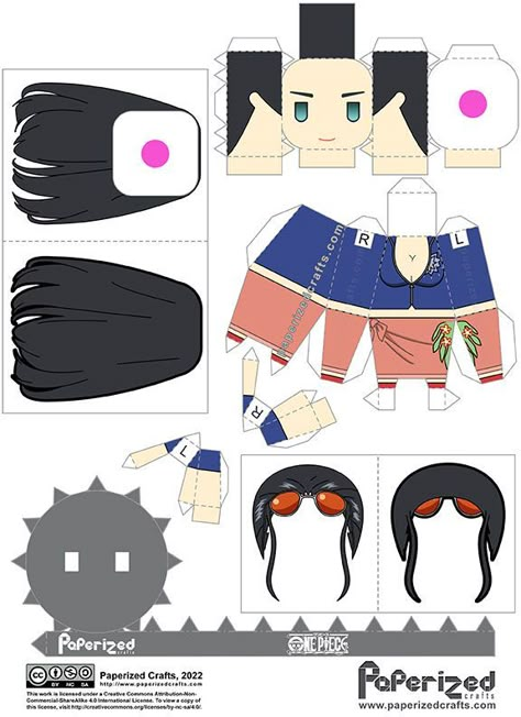 Paperized de Nico Robin https://www.paperizedcrafts.com/2022/05/one-piece-nico-robin-paperized.html One Piece Papercraft, Paperized Crafts, Toys Template, Papercraft Anime, Pola Topi, One Piece Nico Robin, Paper Doll Printable Templates, Anime Paper, Doll Template