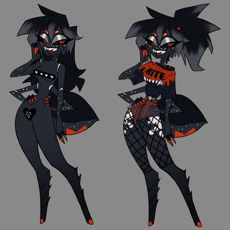 Female Valentino Hazbin Hotel, Helluva Boss Oc Male Imp, Helluva Boss Impsona, Hazbin Hotel Sinner Oc, Hazbin Hotel Spider Oc, Hazbin Hotel Character Base, Hellvana Boss Oc, Helluva Boss Succubus Oc, Hazbin Hotel Background Characters