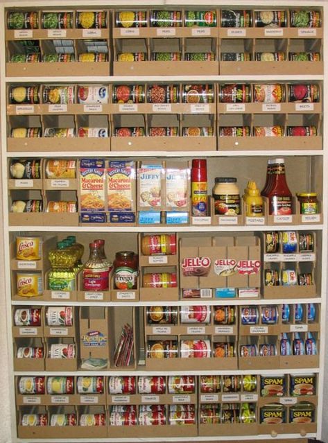 Pantry Stock, Organize Pantry, Provident Living, Professional Organizing, Organized Pantry, Storage Organizers, Food Storage Organization, Emergency Prepping, Pantry Storage