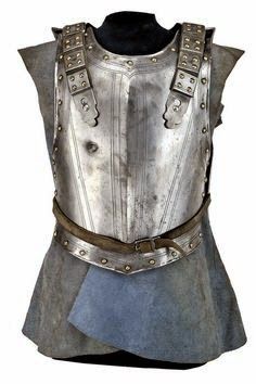 A back and breast plate, France, ca. 17th century. Metal Armor, Breast Plate, Armor Clothing, Ancient Armor, Armor Plate, Historical Armor, The Knight, Knight Armor, Arm Armor