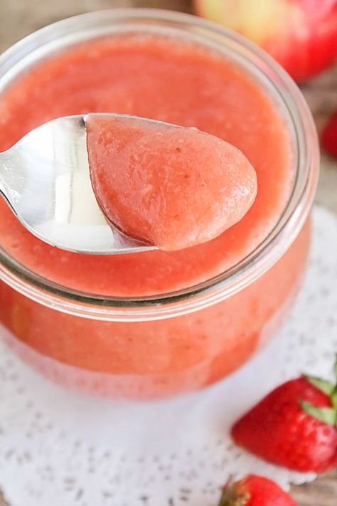 Strawberry Applesauce, Strawberry Yogurt Popsicles, Strawberry Lemonade Cupcakes, Strawberry Lemonade Cake, Canned Applesauce, Strawberry Icebox Cake, Strawberry Cheesecake Ice Cream, Fresh Strawberry Cake, Fresh Strawberry Pie