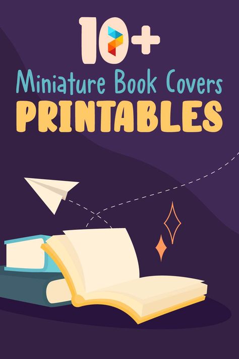 Miniature Book Covers Printables Miniature Books Printable, Printable Miniature Book Covers, Mini Book Covers Printable Free, Miniature Book Covers Free Printable, Minibook Template, Mini Book Covers Printable, Diy Dollhouse Books, Printable Mini Books, Miniature Book Covers