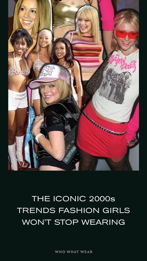 The iconic 2000s trends fashion girls are obsessed with. 2000-2010 Fashion, 2003 Fashion Trends, Iconic 2000s Outfits, 2004 Fashion Trends, 2003 Fashion, Iconic 2000s, 2000s Trends, Y2k Theme, 2006 Fashion