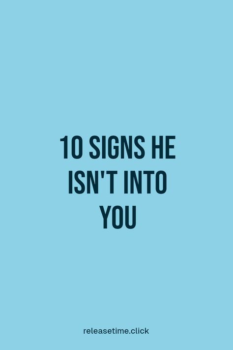 Feeling unsure about a guy's feelings? You're not alone. Discover these 10 clear signs that indicate he might not be that into you. From mixed signals to lack of effort, understanding these red flags can help you move forward with confidence. Don't waste your time on someone who doesn’t feel the same! Learn how to recognize these behaviors and focus on those who truly value you. It’s time to embrace your worth and seek the relationship you deserve! Mixed Signals Quotes, Lack Of Effort, Lack Of Respect, Don't Waste Your Time, Mixed Signals, Lack Of Empathy, Trust Your Instincts, Relationship Bases, Essential Questions