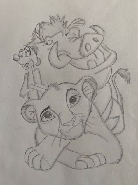 Lion King Pencil Drawing, Lion King Art Sketches, Lion King Drawing Sketches, Lion King Sketches, Drawing Lion King, The Lion King Art, Lion King Drawing, Movie Character Drawings, Mom Drawing