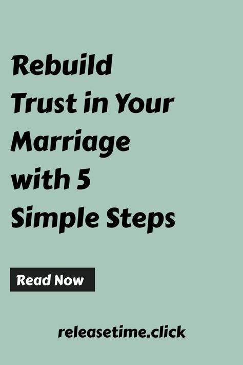 Having trust in a marriage is vital for its strength and health. Rebuilding trust after it has been broken can be difficult, but with patience, dedication, and commitment to open communication, it is possible to mend the bond between partners. How To Build Trust In A Relationship, Build Trust In A Relationship, Trust In A Relationship, Broken Trust, Dove Body Wash, Rebuilding Trust, Open Communication, Couples Counseling, Actions Speak Louder