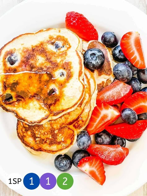 Ww Protein Pancakes, Weight Watcher Kodiak Pancakes, Ww Kodiak Pancake Mix Recipes, Ww Kodiak Pancakes, Ww Kodiak Recipes, Low Point Weight Watchers Breakfast, Kodiak Cakes Recipe Weight Watchers, Kodiak Pancake Mix Recipes, Best Ww Recipes